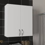 Hanah Home Mueble de Baño Blanco 70x80x27.1 cm con Almacenamiento Funcional y Diseño Moderno